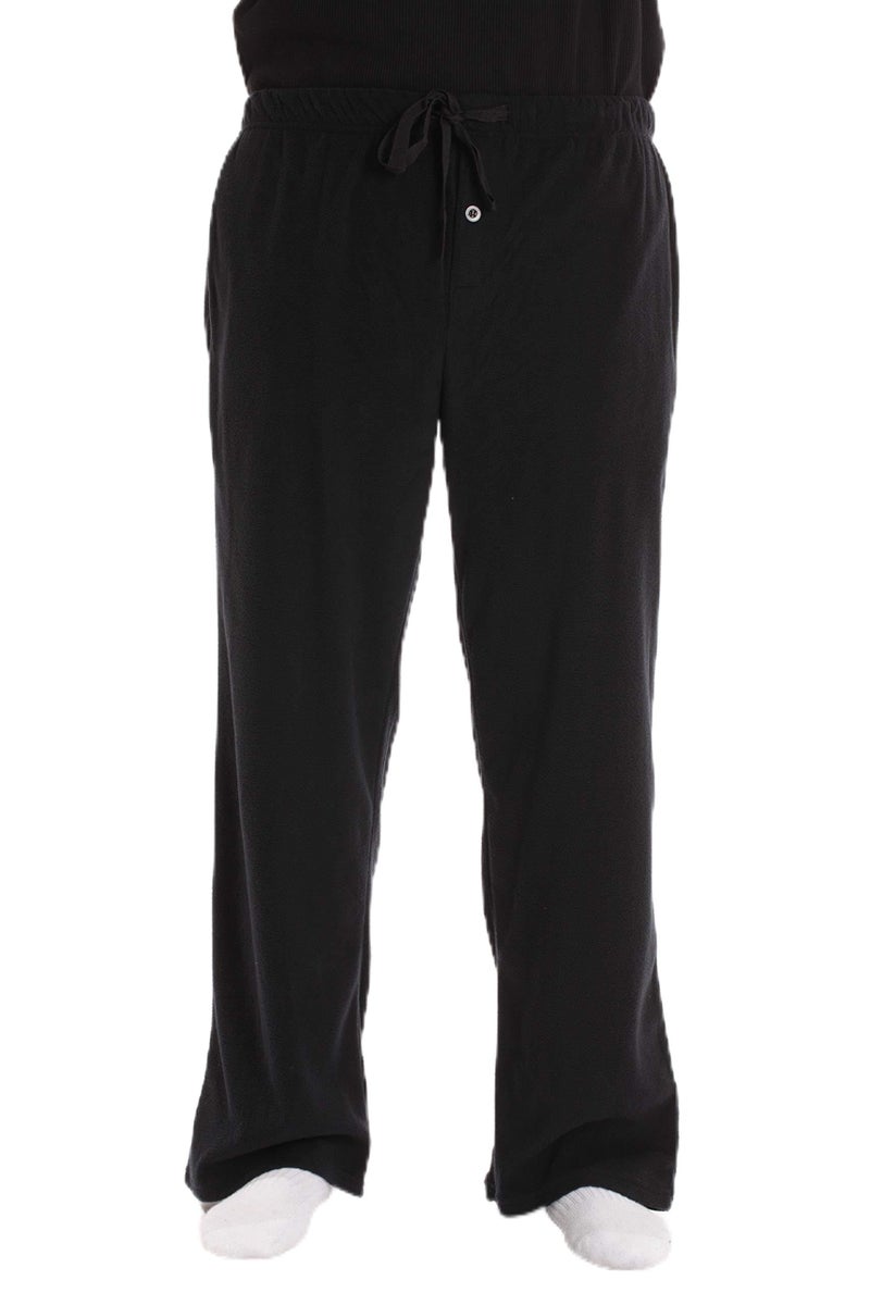 #FollowMe #فولو مي بنطلون بيجاما من الفليس للرجال ملابس نوم PJs 45902-BLK-2XL - Image 1